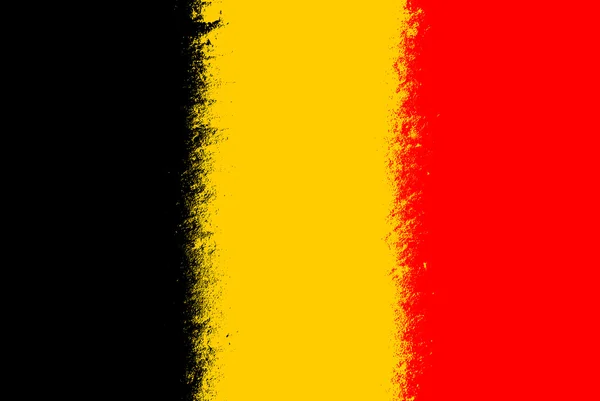 België vlag grunge — Stockfoto