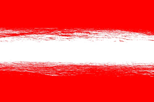 Большой австрийский флаг — стоковое фото