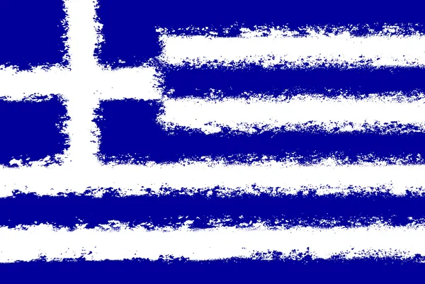 Grecia Bandiera grunge — Foto Stock