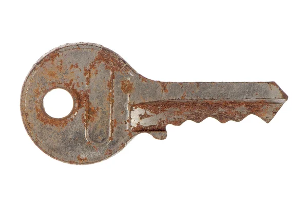 Старий іржавий ключ — стокове фото