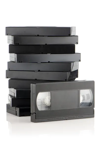 Montón de cintas de vídeo —  Fotos de Stock