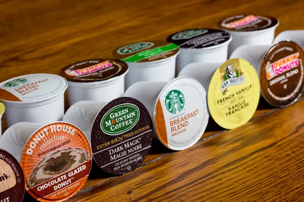 K-Cup koffiepads — Stockfoto
