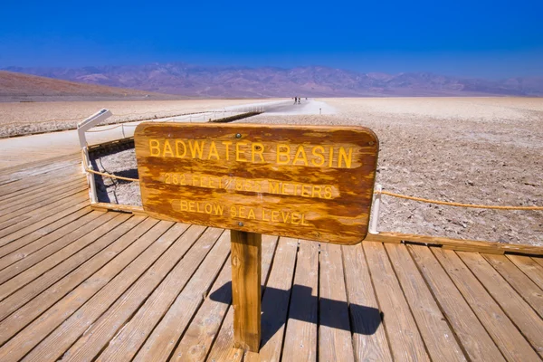 Badwater Death Valley — Stock Photo, Image
