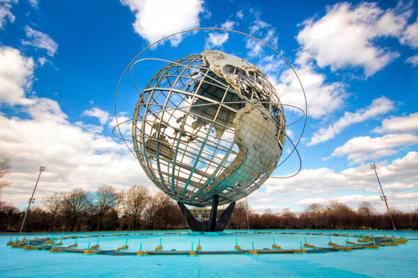 Unisphere Earth from 1964 NYC World 's Fair

