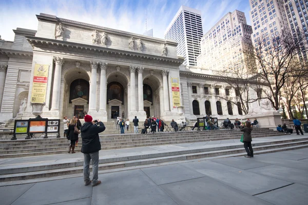 New Yorku veřejná knihovna — Stock fotografie