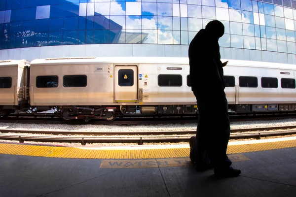 Commuter at Station — Stock Photo, Image