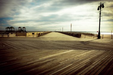 Coney Island Boardwalk clipart