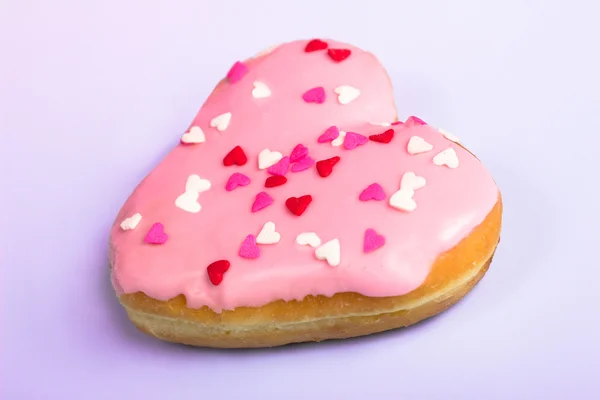 Donut růžový — Stock fotografie