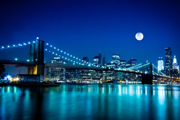 NYC Ponte di Brooklyn Immagini Stock Royalty Free