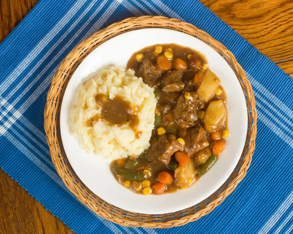 Estufado de carne de vaca saudável — Fotografia de Stock