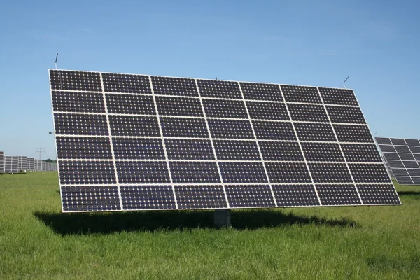 太陽エネルギーパネル — ストック写真