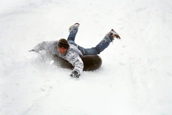 Corrida no inverno — Fotografia de Stock