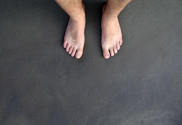 Barefoot man — Stock Photo, Image