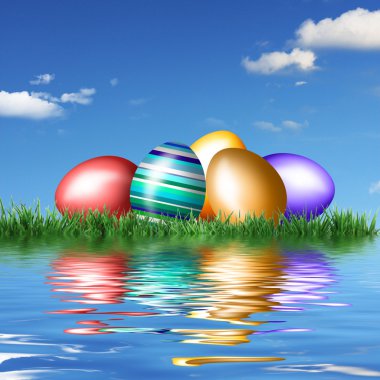 Beautiful Easter theme clipart