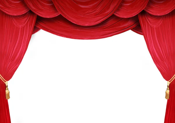 Curtains of an opera house — Stock Photo, Image