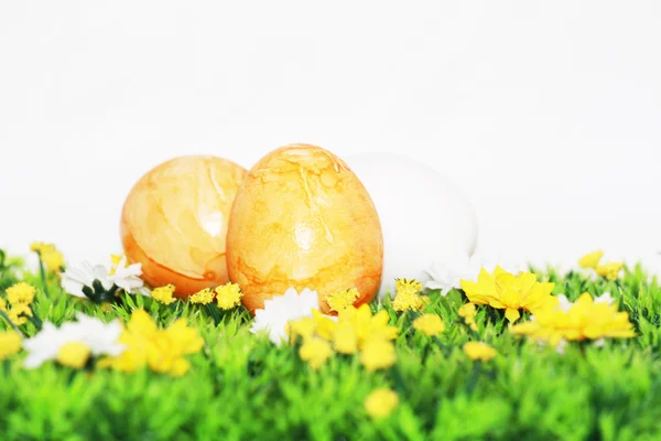 Húsvéti tojás sárga — Stock Fotó