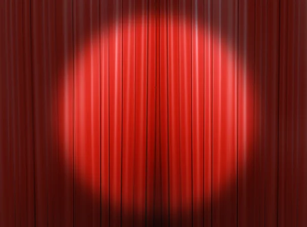 Headlights light on the curtains — Stock Photo, Image