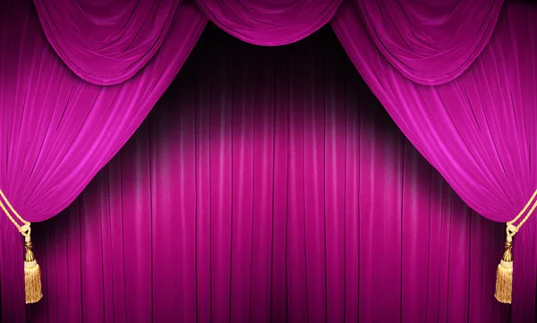 Teatro teatrale rosa — Foto Stock