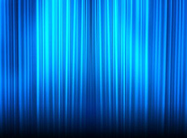 Beautiful blue velvet curtains clipart