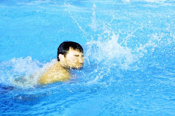Hobby swimmer — Stock Photo, Image