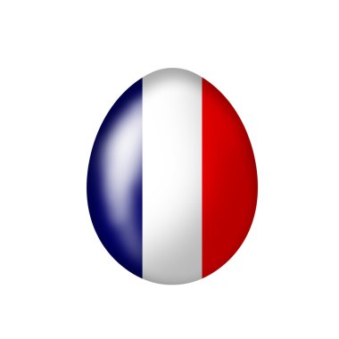 French egg clipart