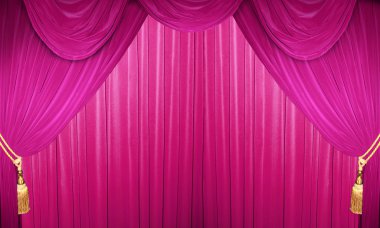 Closed curtain clipart