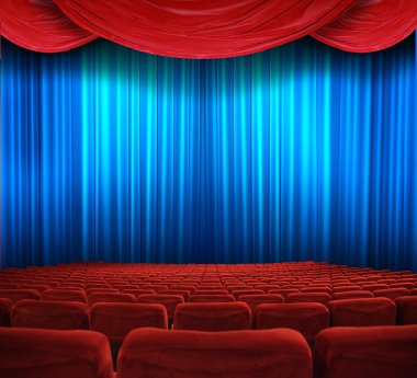 Empty cinema clipart