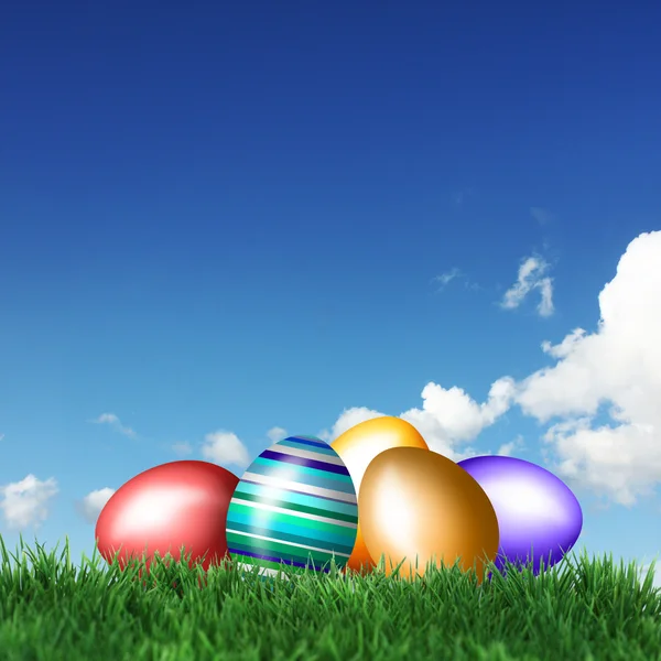 Színes keveréke a tojás — Stock Fotó