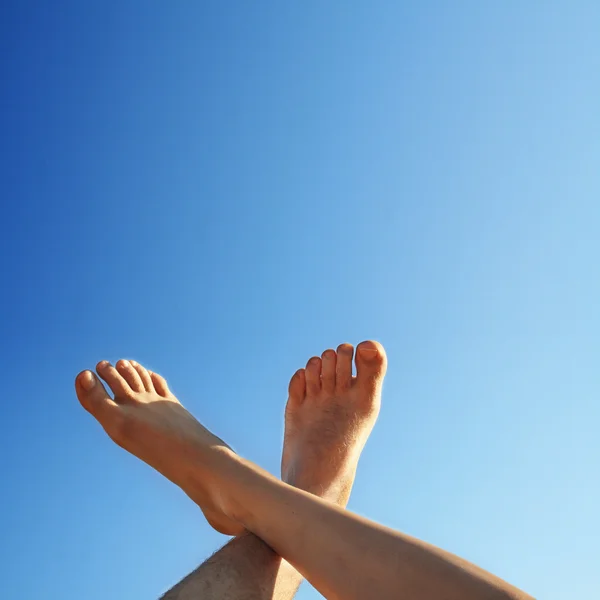 Güneşli ayak — Stok fotoğraf
