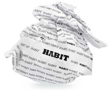 Habit of destroying your aspirations? clipart