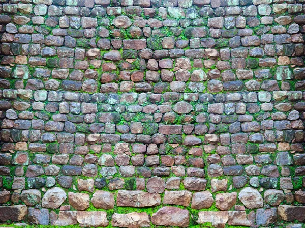 Eine uralte Steinmauer — Stockfoto