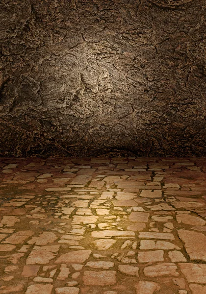 Antiguo pavimento de piedra — Foto de Stock