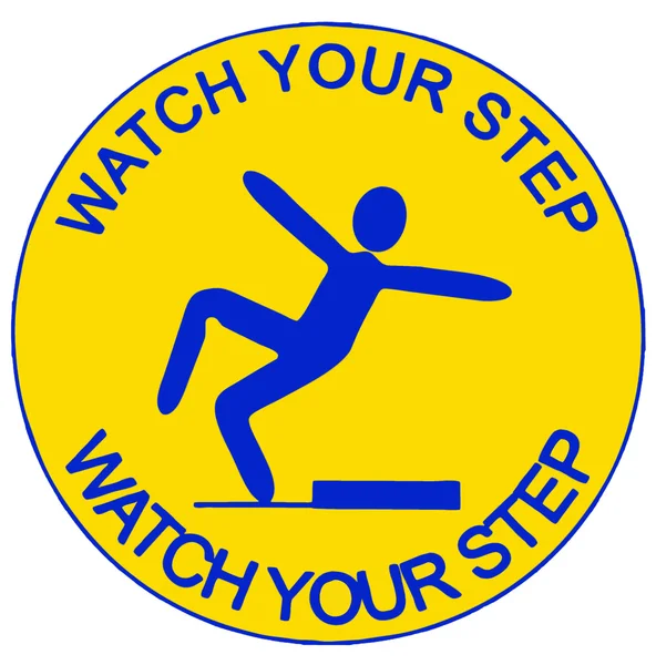Watch your step — Stock Photo, Image