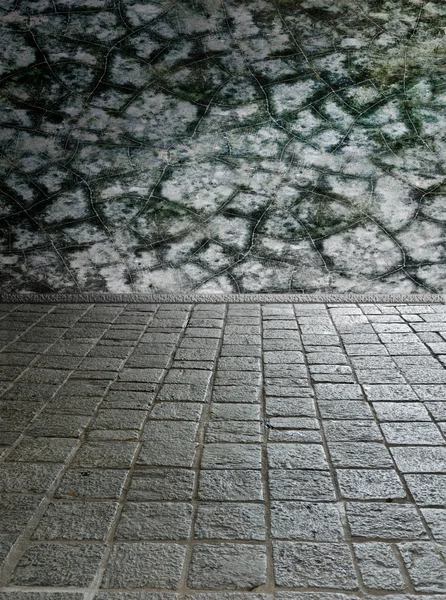 Pavimento in pietra antica — Foto Stock