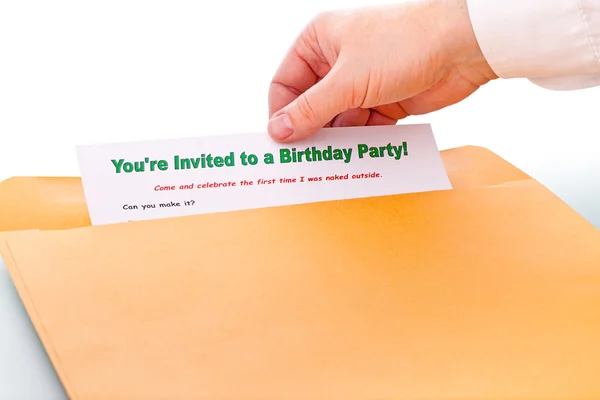 stock image You're invited to a Birthday Party !