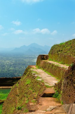 Mount sigiriya, sri lanka (Seylan görüntülemek).