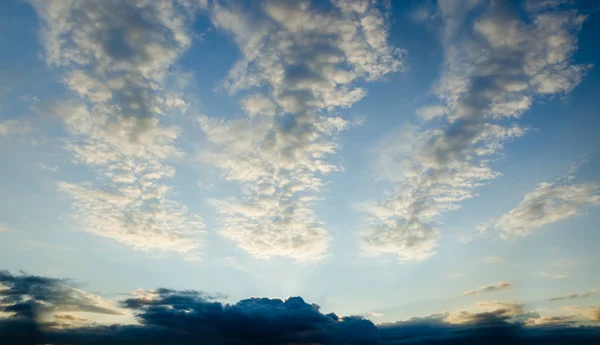 Relief beautiful clouds — Stock Photo, Image