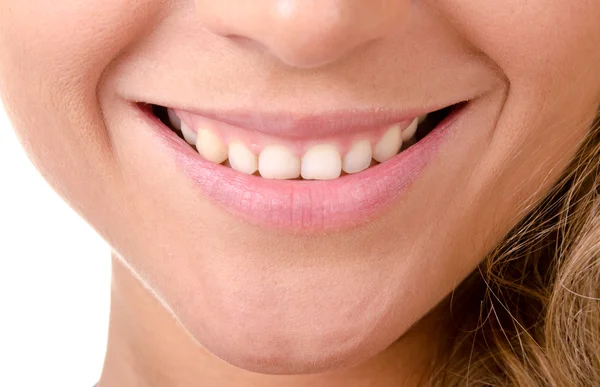 Woman smiling close-up — Stock Photo, Image