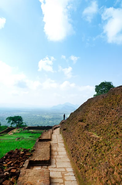 Vista do monte Sigiriya, Sri Lanka (Ceilão ). — Fotografia de Stock