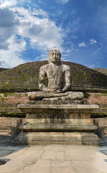 Stone Buddha on Vatadage — Stock Photo, Image