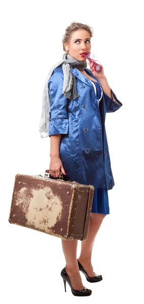 Single woman traveling — Stock Photo, Image
