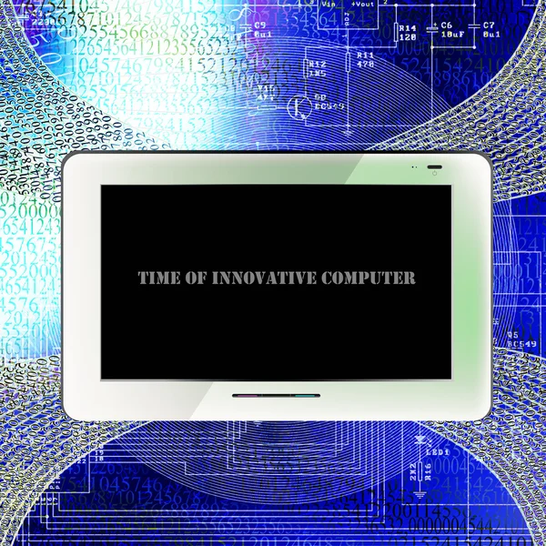 Komputer innowacyjnych technologii — Zdjęcie stockowe