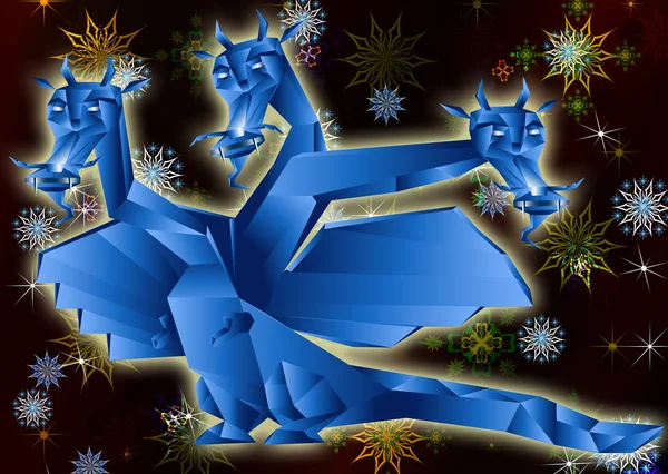 Φανταστική δράκος ένα σύμβολο του 2012 νέο έτος — Φωτογραφία Αρχείου