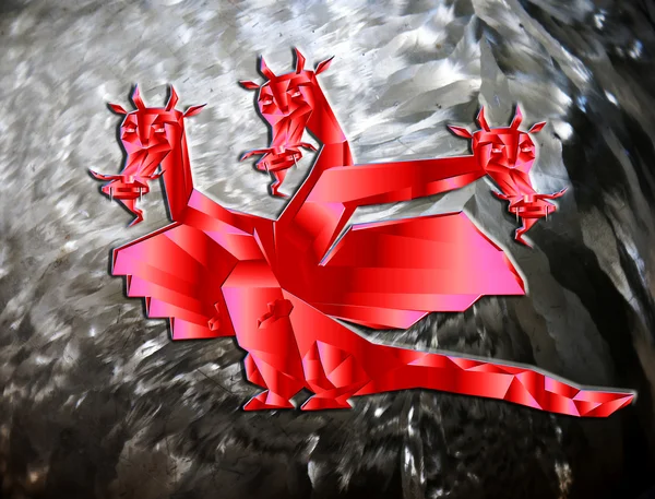 stock image Fantastic dragon a symbol 2012 new years