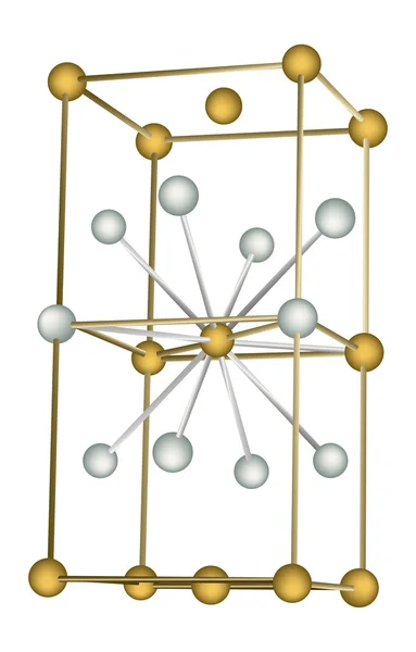 Crystal lattice — Stock Vector
