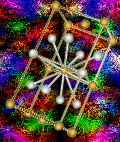 Crystal lattice — Stock Photo, Image