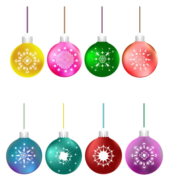 Elementos decorativos abstractos de Año Nuevo y Navidad . —  Fotos de Stock