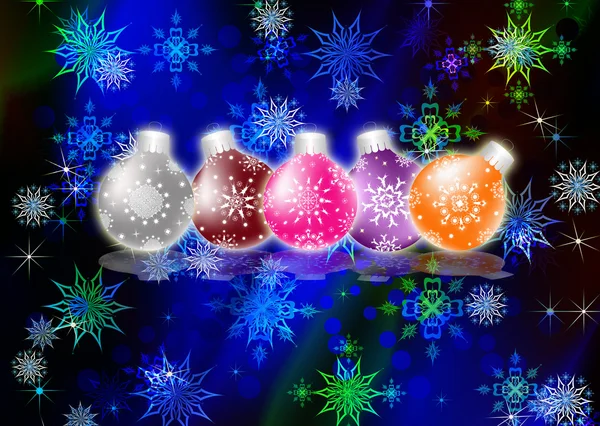Elementos decorativos abstractos de Año Nuevo y Navidad . — Foto de Stock