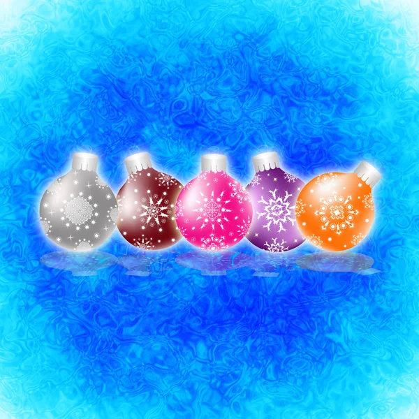 Nyår och jul abstrakta dekorativa element. — Stockfoto
