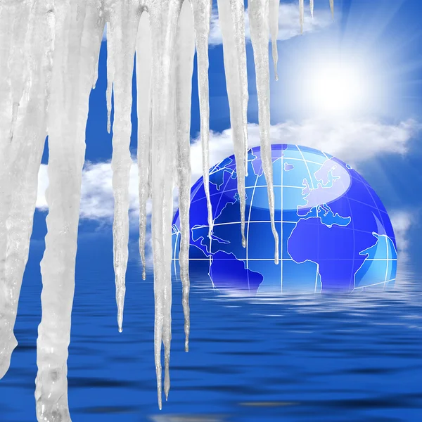 Globális felmelegedés — Stock Fotó